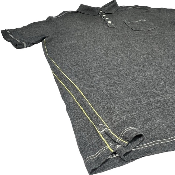 TOMMY BAHAMA Relax Island Modern Fit Charcoal Grey Men's Polo Shirt Size L - Picture 7 of 16